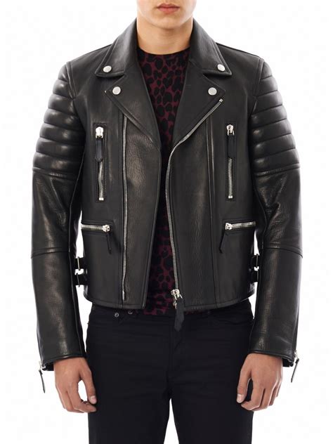 burberry prorsum leather jacket in mens coats jackets